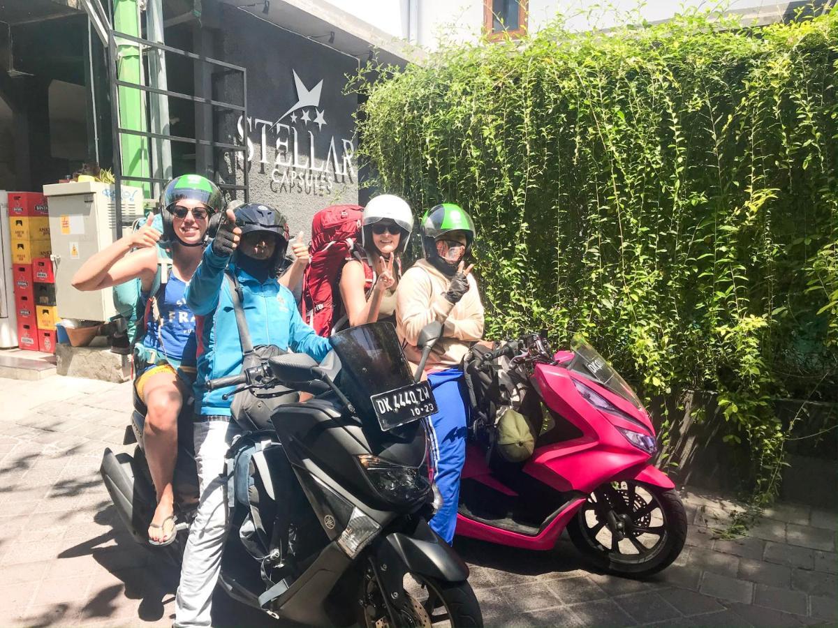 Hostel Stellar Capsules Seminyak Zewnętrze zdjęcie Ojek online in Jakarta